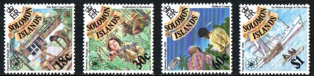 Solomon Islands Stamp 558-561  - Operation Raleigh