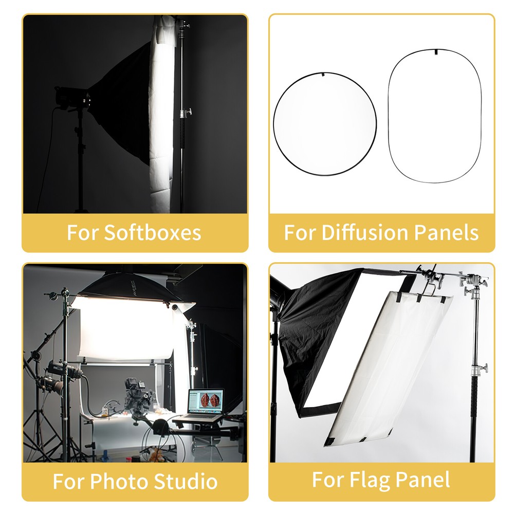 1.7m*1/2/3/4m Diffuser Fabric Nylon Silk White Diffusion Seamless Light Modifier