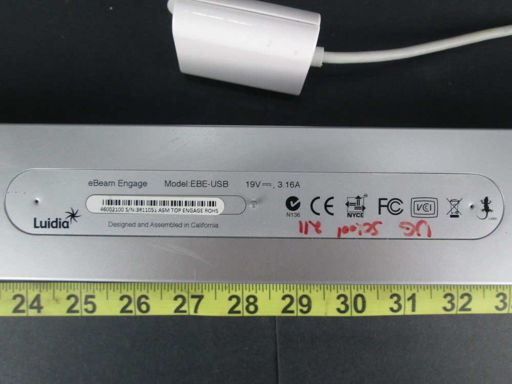 Luidia eBeam Engage EBE-USB Interactive Whiteboard Learning Education Teaching