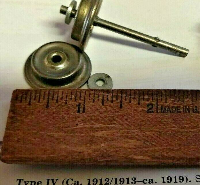 UNKNOWN SILVER TIN TYPE 1 INCH WHEELS WASHERS AXLE
