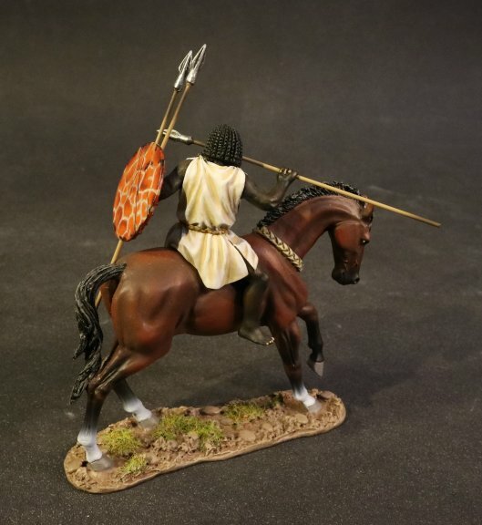 CTNUM-04B Numidian Light Cavalry with Giraffe Shield John Jenkins Designs Model