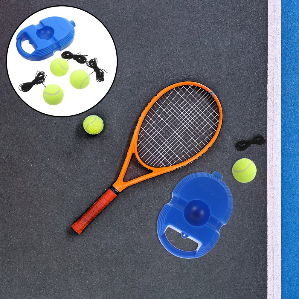 Tennis Trainer Rebounder Set With High Bounce Non Base Elastic String