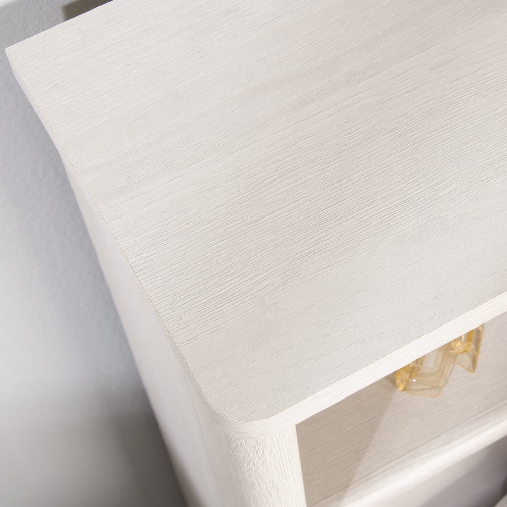 Dover Edge Full/Queen Bookcase Headboard, Glacier Oak Finish