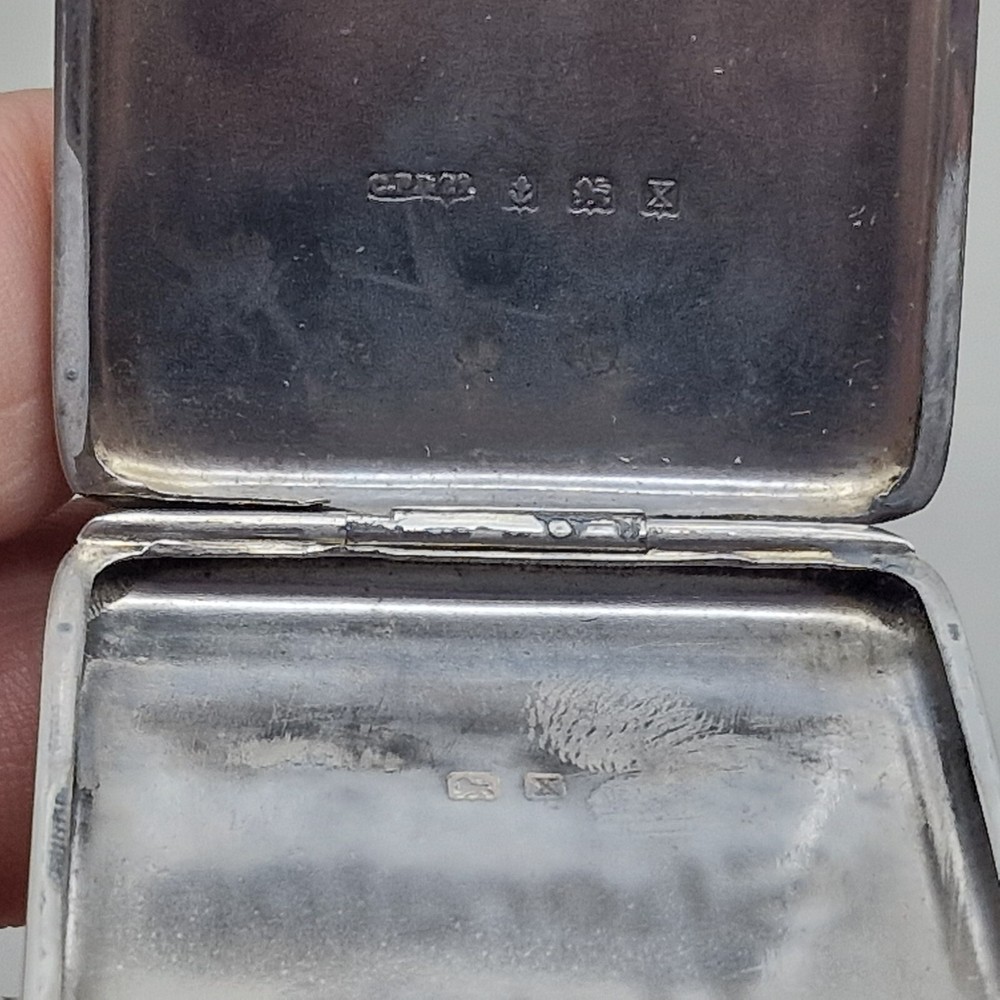 Sterling Silver Matchbook Case by Charles Perry & Co 1922