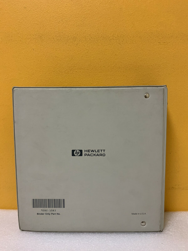 HP 03566-90046 3566A/3567A PC Spectrum/Network Analyzer Programming Manual