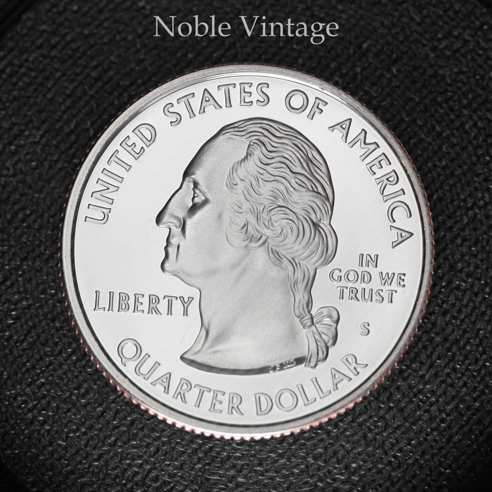2007 S Proof Washington State Clad Quarter - From a Proof Set