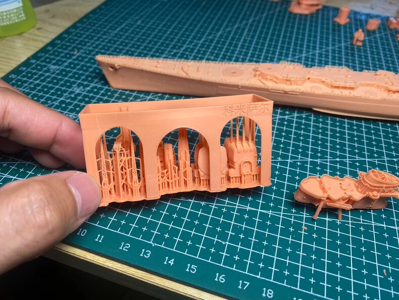 3D Printed 1/700 S-Series X-Class Comisar Cruiser Unpainted Model Kit HOT