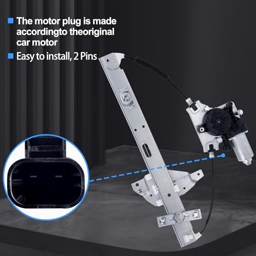 19015 Window Regulator Compatiable with Chevy 2006-2013 Impala, 2014 Front Left