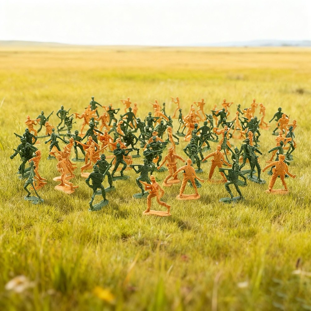 Useful Character Model Sand Table Table Game War Game 100Pcs 4cm Figures