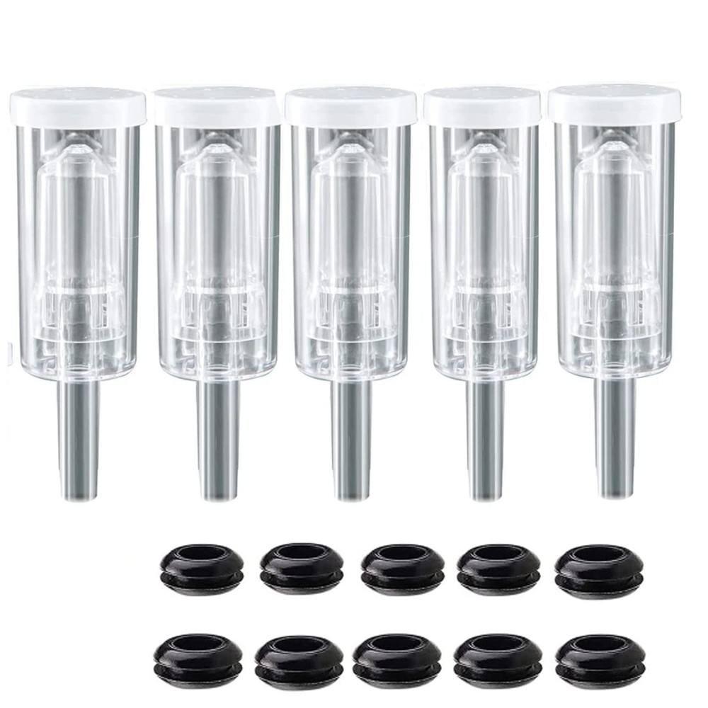 5ct. 3 Piece Airlocks with 10 Grommets,Brewing Airlock Kit,Airlocks for Ferme...