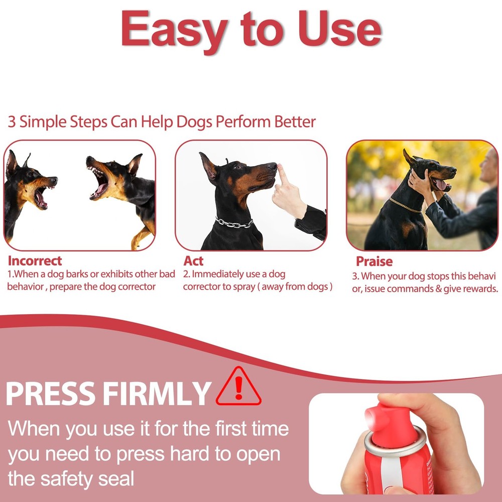 Dog Behavior Corrector Spray Safe Humane Training Tool For Barking Jumping Bi...