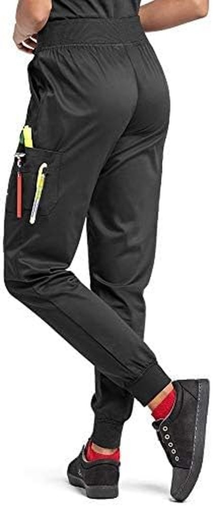 Women's Chef Pants - Professional Kitchen Work Uniform Medium Black