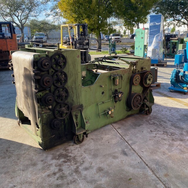 D&R Inc. 26 x 8 DNR Roll Sheet Take-Off Puller with Slitter IN REBUILD PROCESS