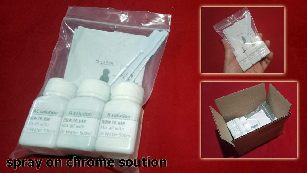 Spray on Chrome high Concentrate Solution