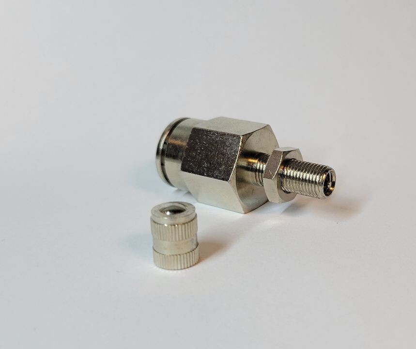 1/2" PTC Schrader Valve; Nickel Plated