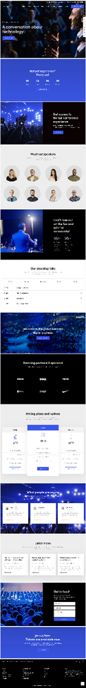 Event Website Design with Free VPS Web Hosting and Installation