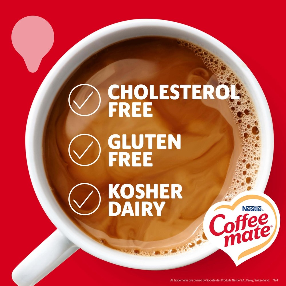 Coffee Creamer Singles Variety Pack - Original, Hazelnut, Vanilla, 200 Count