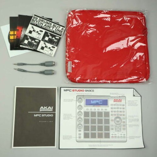 Akai MPC Studio Controller with MIDI Cables and Soft Case Tested