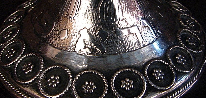 LG STERLING KIDDISH CUP ENGRAVED PRAYER STANETSKY SILVER
