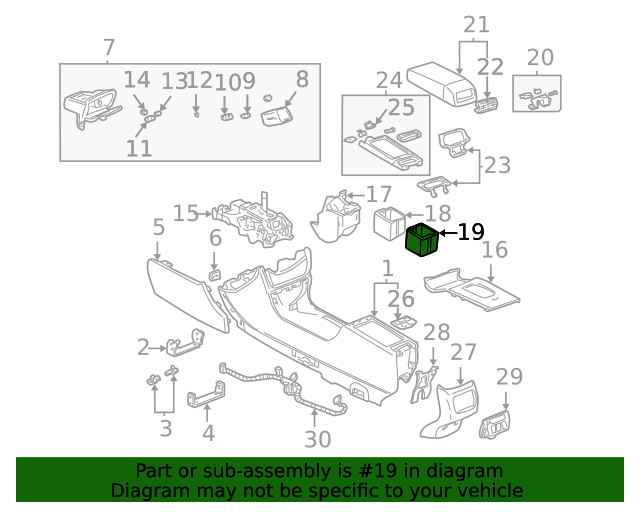 Genuine GM Pocket 25646606