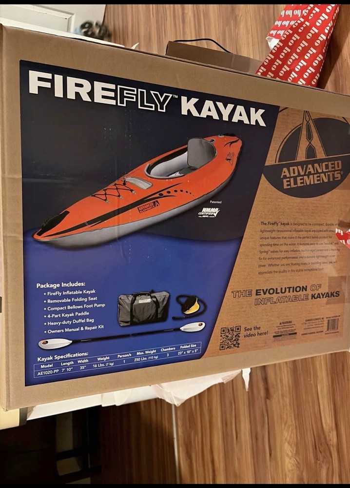 Firefly Inflatable Kayak Advanced Elements AE1020-PP