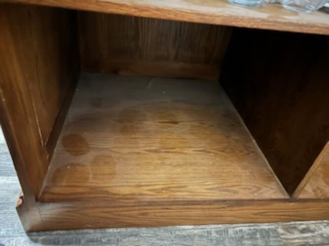 6' Hardwood Home Cocktail Bar