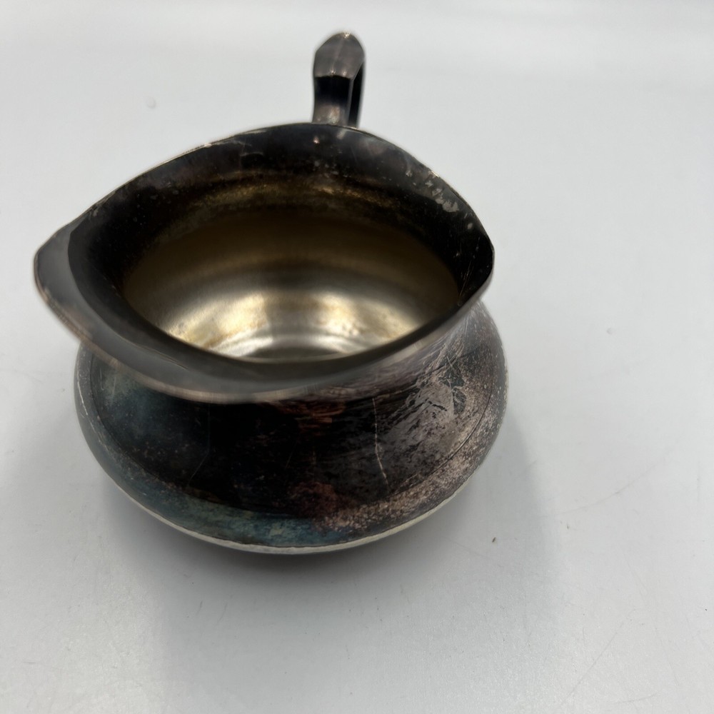 Vintage Poole Silver & Co. E.P.C. 20 Cream & Sugar Set, Silverplate