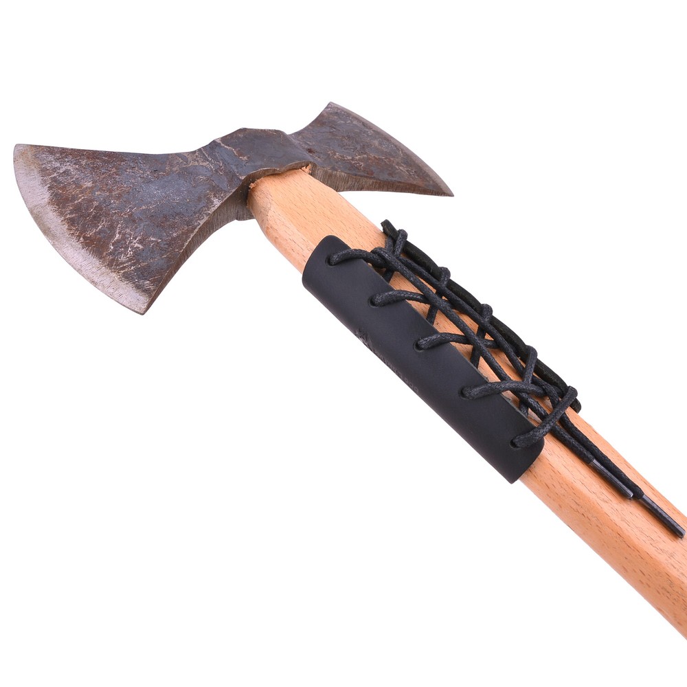 Leather Axe Handle Guard Collar Holster Protector Covers for Double Bit Axe