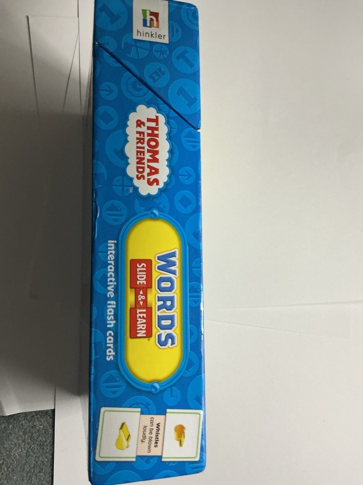 Thomas & Friends Words Slide & Learn Interactive Cards-two sided Flash Cards