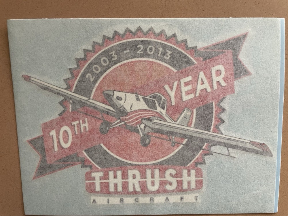 Thrush Aircraft Decal