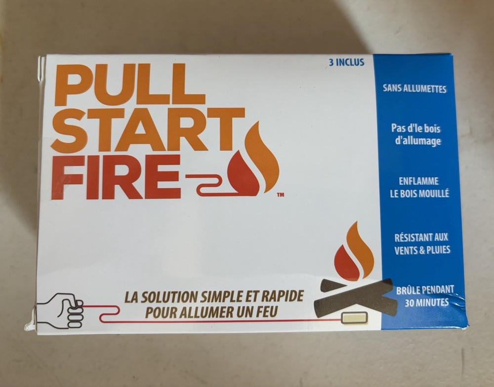 Pull Start Fire Pull String Firestarter Pack Of 3