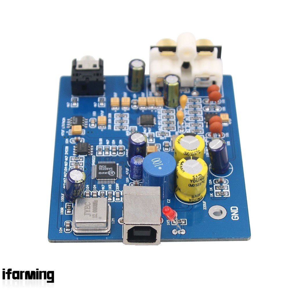 SA9023 ES9018K2M HIFI Audio DAC Decoder Sound Card Board Support 24bit 96K ifa