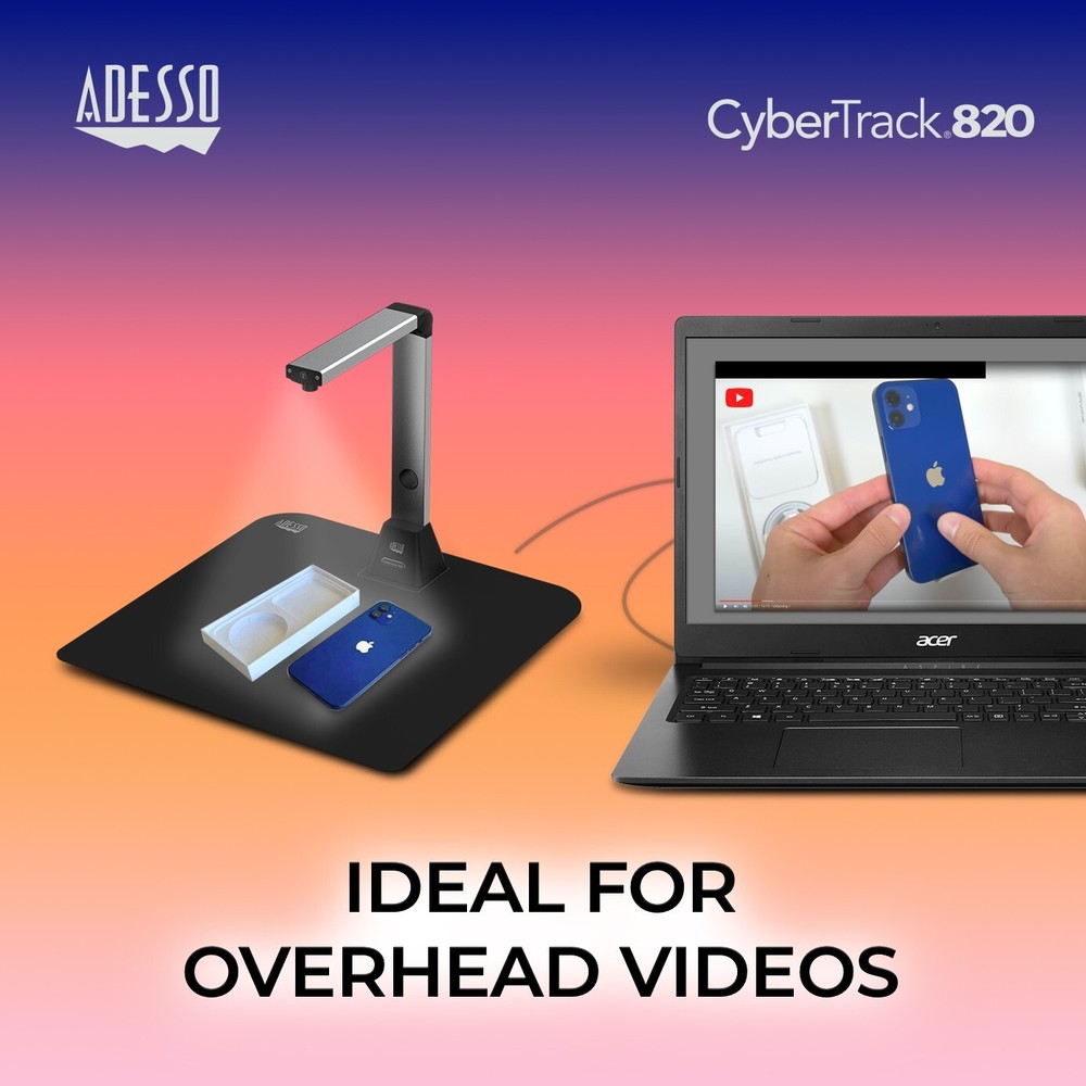 4K 8MP Document Camera Classroom Projector for Teachers Banks