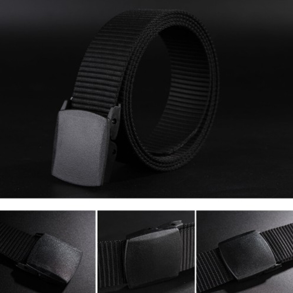 Nylon Belt for Man Airport-friendly Non-Metallic Automatic