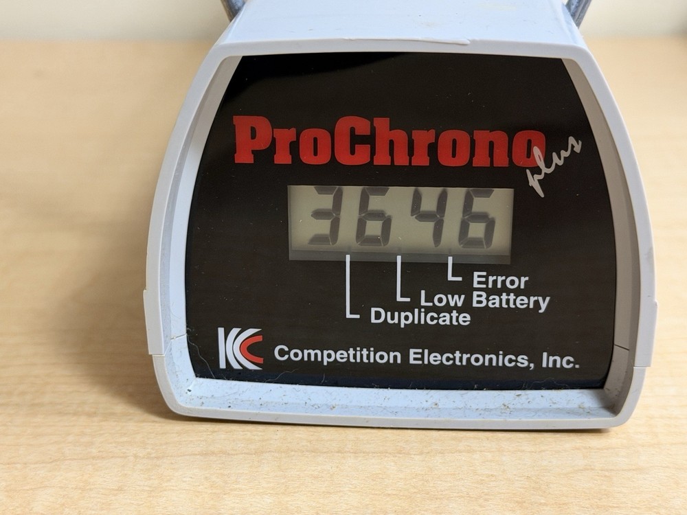 Prochrono Plus Chronograph Competition Velocity Electronics + Box VG Tested