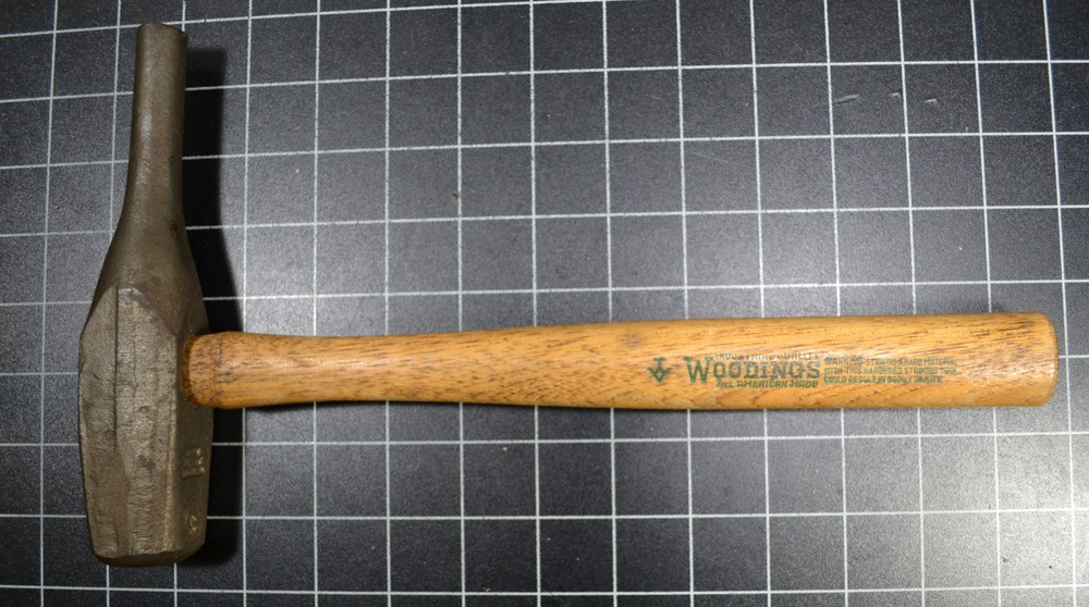 WOODINGS - BLACKSMITH PUNCH - 3/4" - ORIGINAL MARKED HANDLE - UNUSED