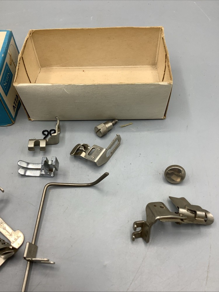 Vintage Sears Kenmore Sewing Machine Attachments Lot.