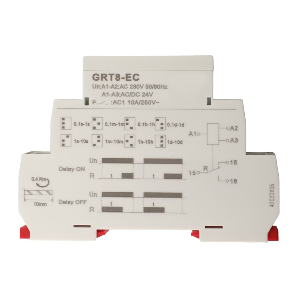 Time Relay GRT8EC Suitable for Diverse Electrical Applications and Uses