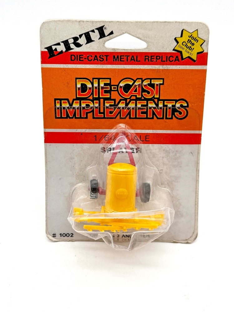 1/64 Yellow Pull Type Sprayer