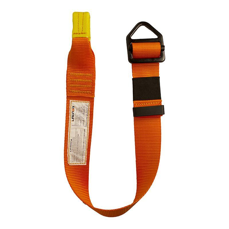 FUSION ADJUSTABLE SINGLE LEG LANYARD W/LOOP & ADJUSTABLE DELTA RING 36"