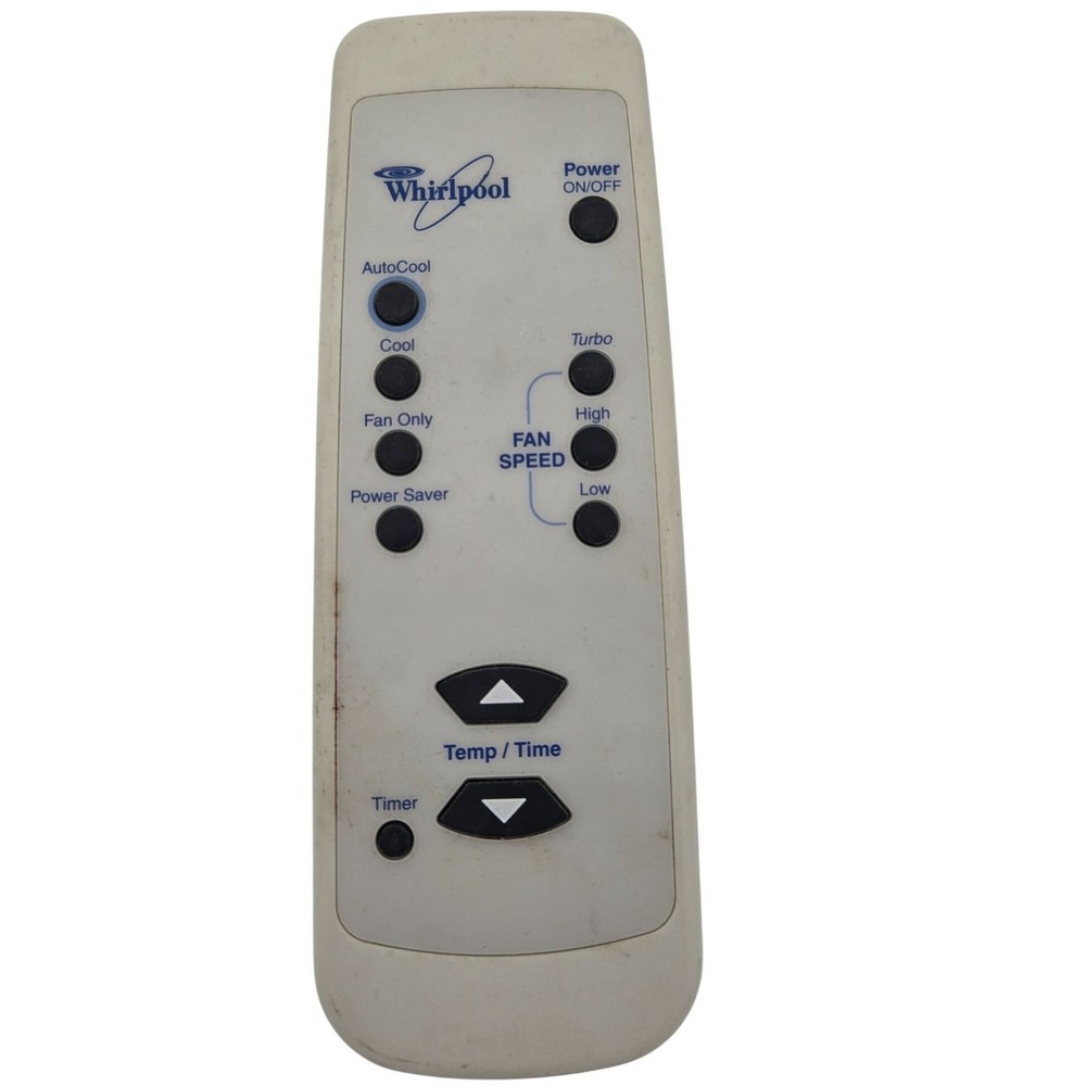 Whirlpool White Remote Control For Air Conditioner With Multiple Modes