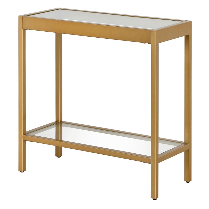 Henn&Hart 24" Gold Side Table
