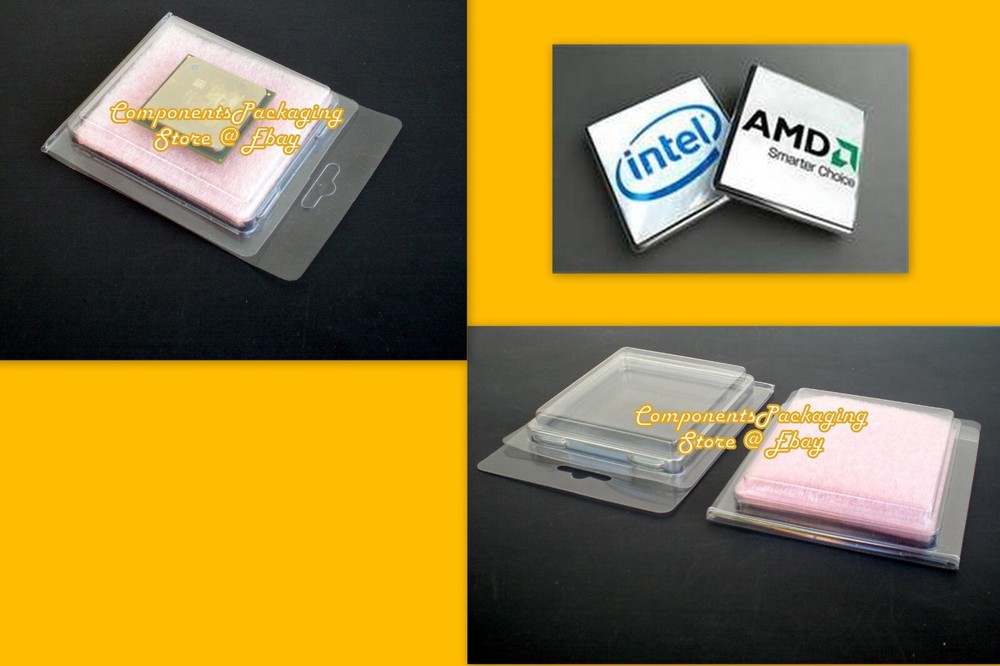 120 AMD Ryzen Processor CPU Clamshell Case for Socket AM4 with Anti Static Foam