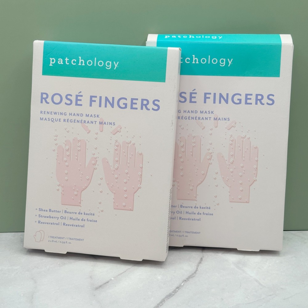 Patchology Rose Fingers Hand Mask 2 PACK - Sealed & Authentic