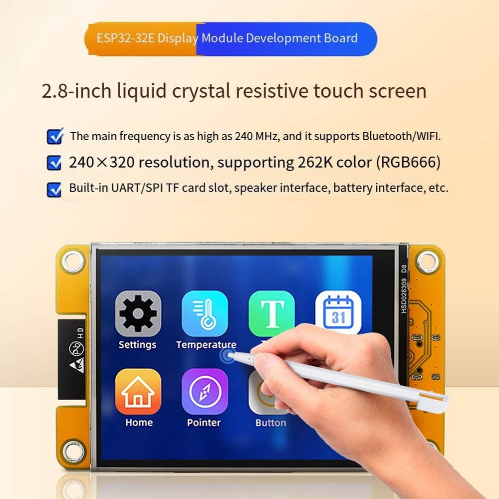 Development Board, 2.8 Resistive Touchscreen, -32E-, 2844