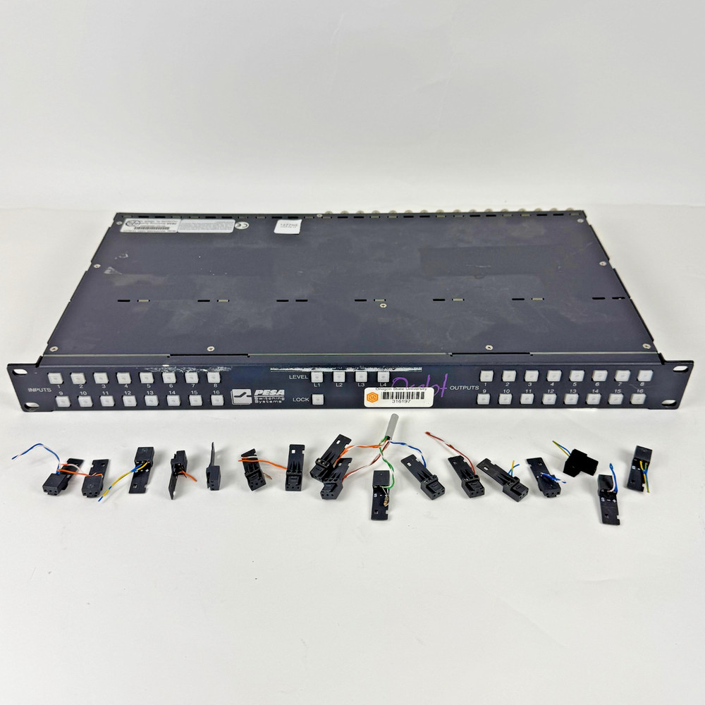 PESA Switching Systems OCELOT Mainframe Assembly  Broadcast Router – Untested