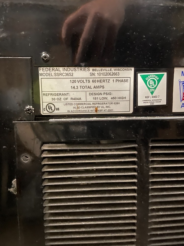 Federal - SSRC3652 Dual Service Merchandiser, 36”