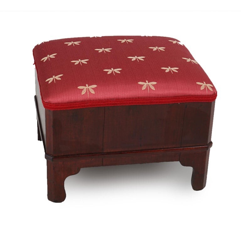 Classical American Empire Mahogany Stool C1840