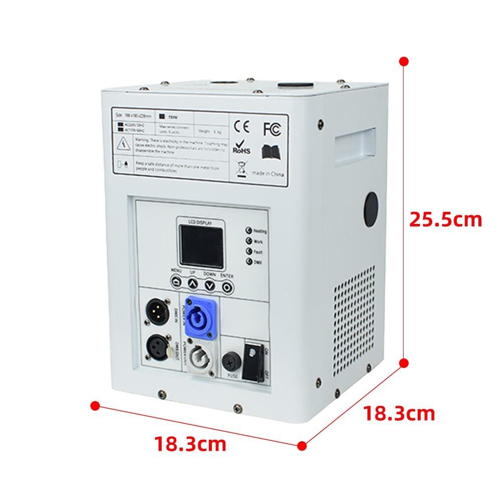 2PCS 750W Cold Spark Machine Stage Effect DMX Firework Party Wedding Firework