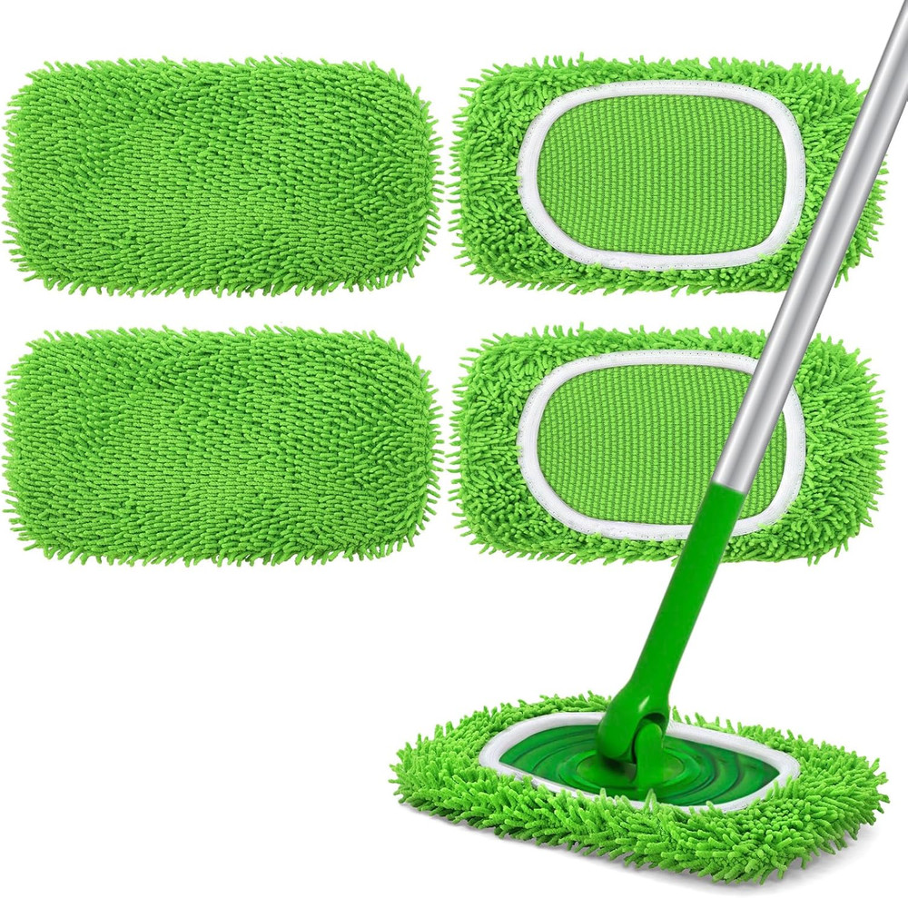 Swiffer Compatible Mop Pads - 4 Pack Refills